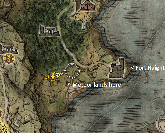 Topographical map of Nokron